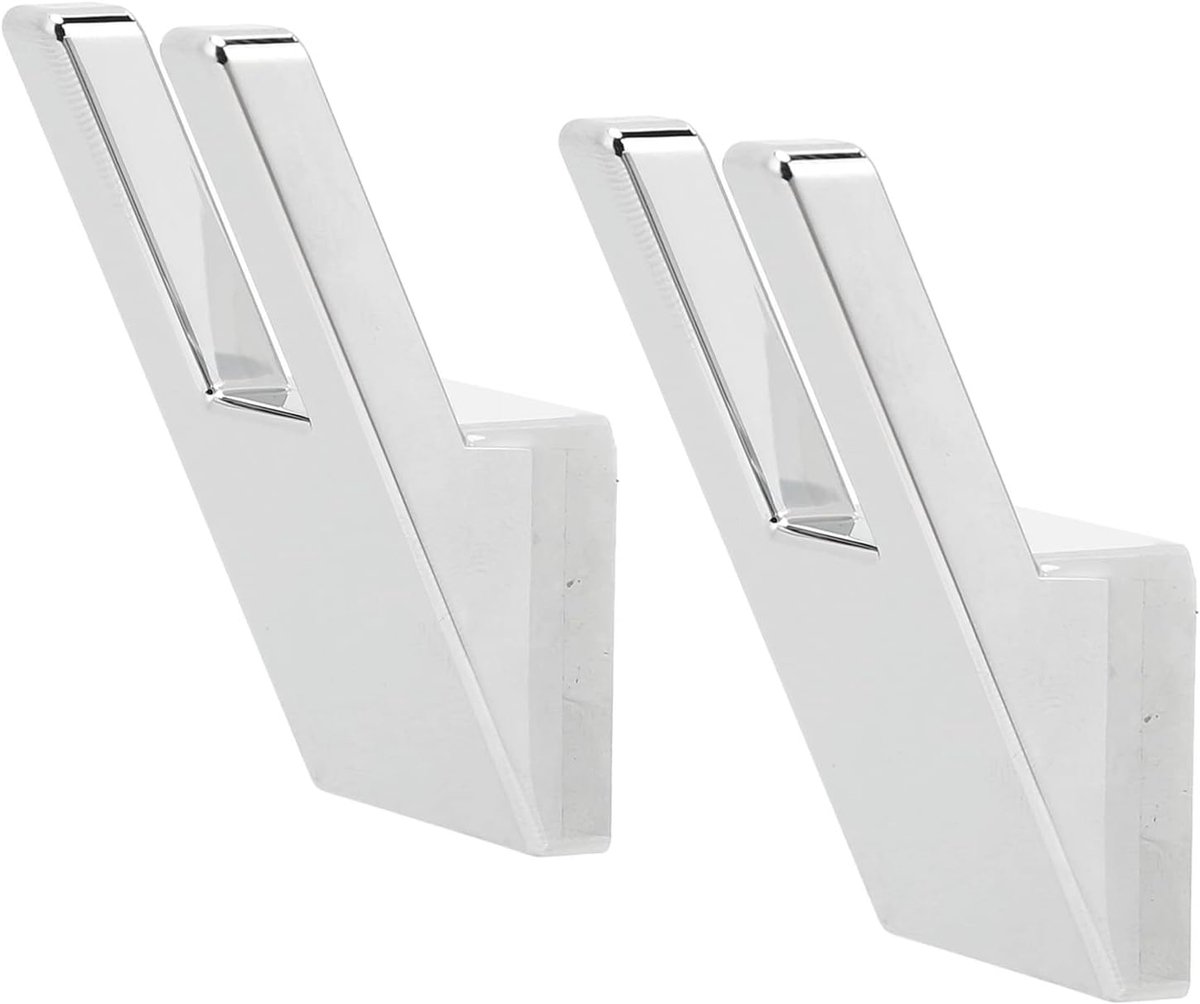 SnelShoppen - 2Pcs RV Haakjes 15LB Maximale Draagcapaciteit Wandbevestiging Schroefovergang Haakrek voor Motorhomes Boten Rall Hangers Wandhaakjes RV