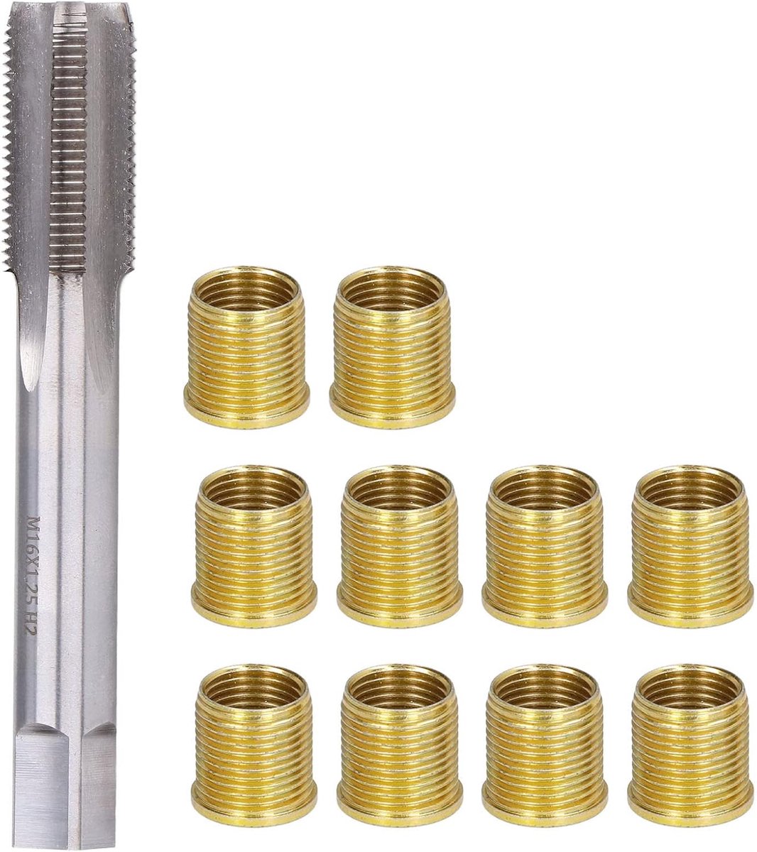Reparatieset voor Bougieschroefdraad M14x1.25 en M16x1.25 Tapsnijgereedschap