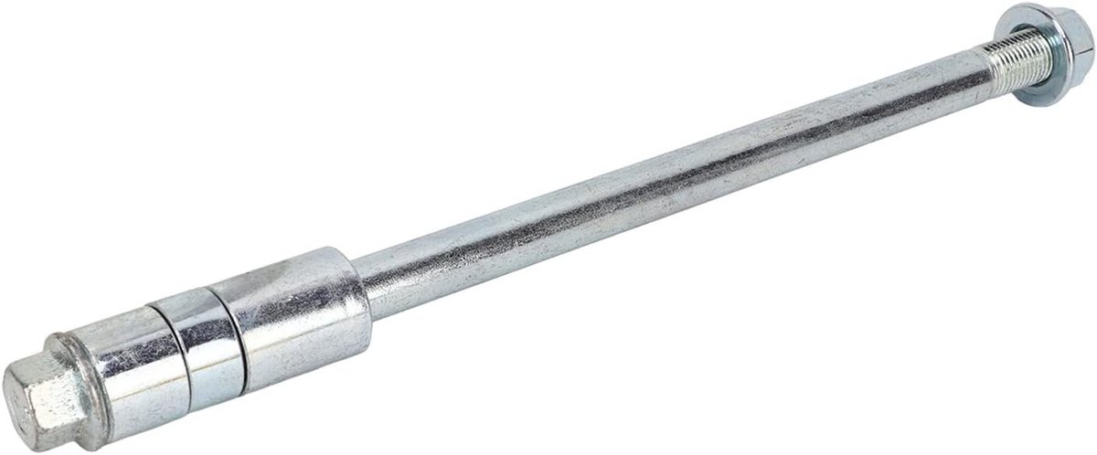 SnelShoppen - 12Mm 230Mm Voor- en Achteras met 3 Spacer voor Achteras Wielen voor PIT PRO Trail Dirt Bikes - Stalen Legering