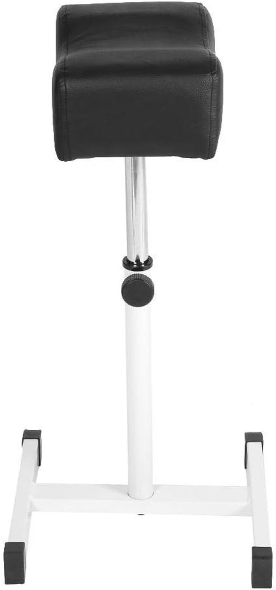 SnelShoppen - Professionele Pedicure Stool, Verstelbaar van 38-57 cm, Hoogwaardige Faux Leer, Comfortabel Kussen, Ideaal voor Manicure, Spa Salon en T
