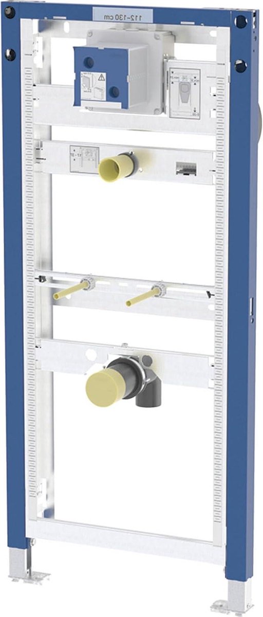 Urinoir Montageelement - Urinoir Inbouwframe - Toilet Installatie - Universeel Verstelbaar - 112-130 cm - Niet van toepassing