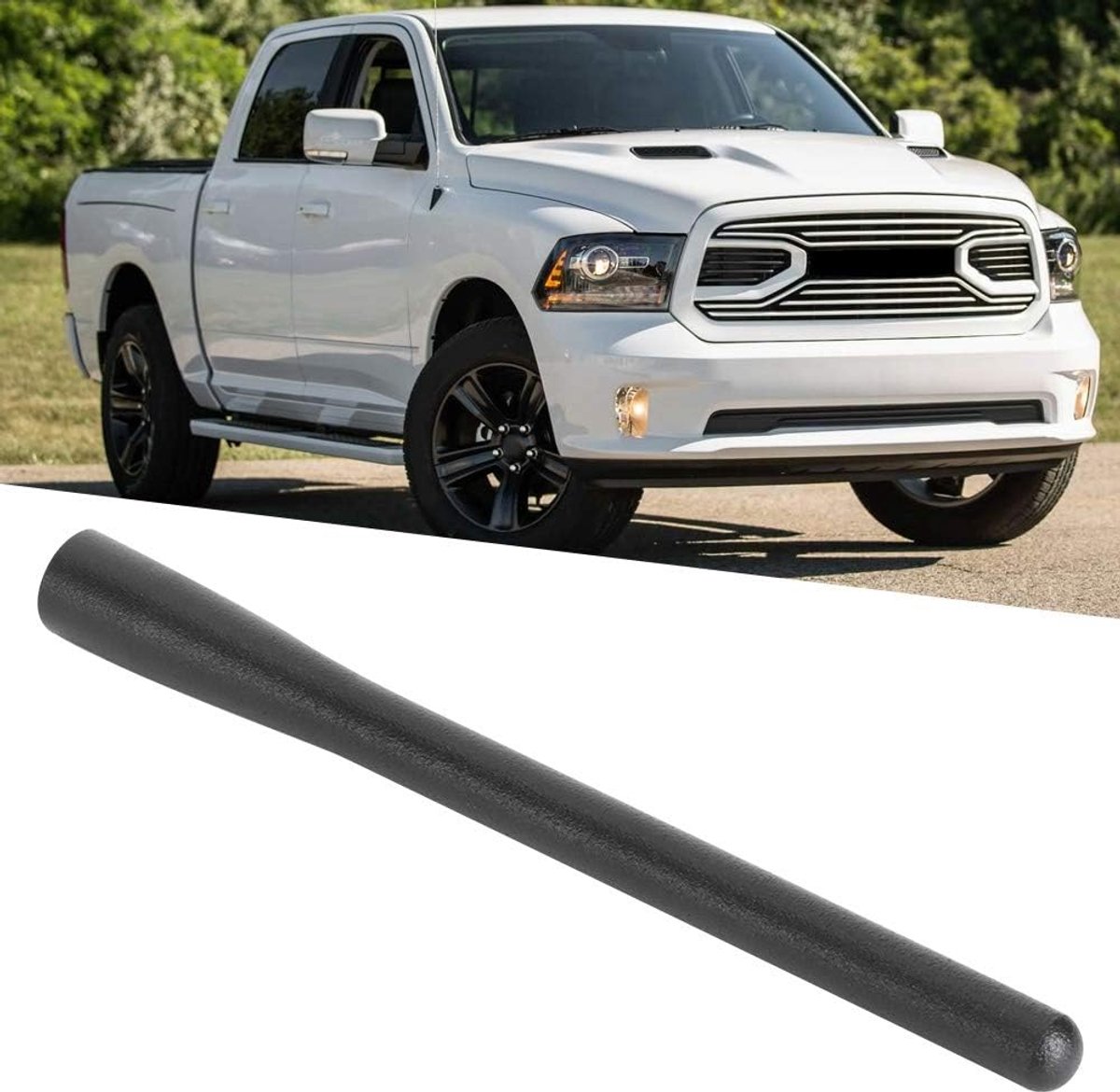 5in Aluminum Trucks Antenna Radio Signal Antenna Car Accessories Replacement Fit For RAM 1500 2500 3500 - ShopVlot