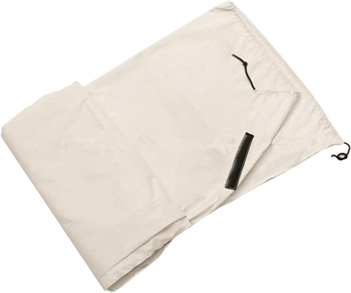SnelShoppen - Waterdichte Beige Zwembadafdekking M (550*96cm) voor Grondzwembaden, Bescherming Tegen Sneeuw, Vorst en Zonnebrand, Ideaal voor Tuin en