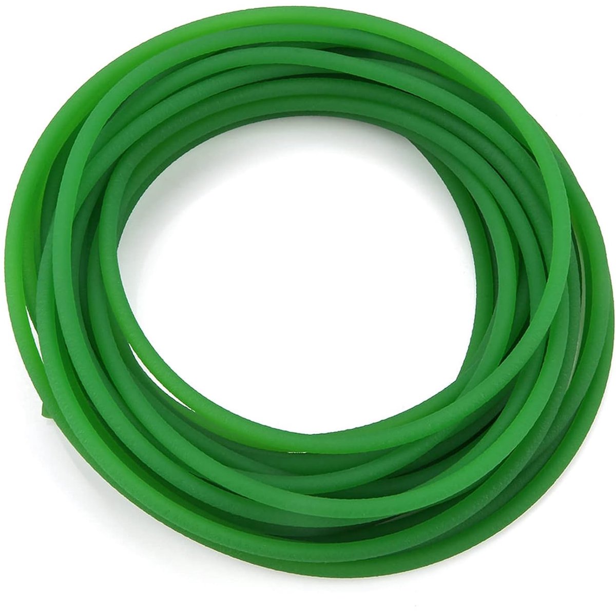 SnelShoppen - Green Rough Surface PU Ronde Aandrijfschoen Polyurethaan Ronde Belt 5mm x 10m - Hoge Treksterkte, Ideaal voor Transport en DIY Projecten