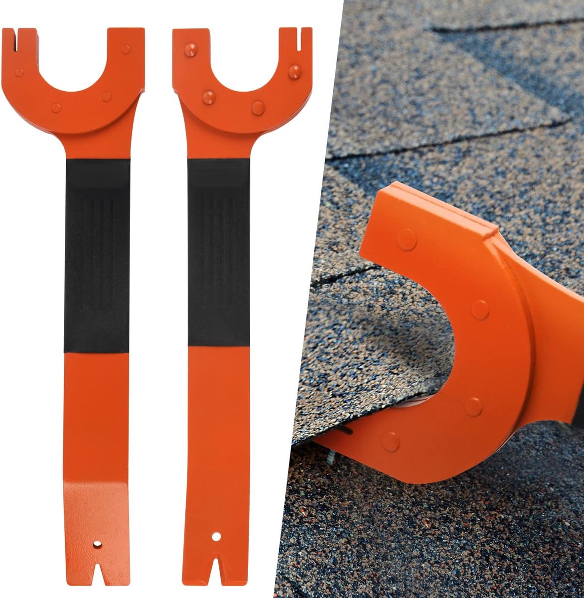 Shingle nageltrekker - 2 stuks - staal - eenvoudig dakpannen vervangen - ShopVlot