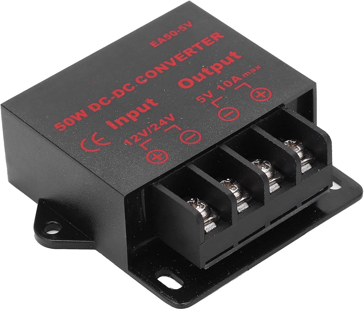 Walfront EA505V Power Converter Adapter DC 24V 12V To 5V 10A Step Down Module Multiple Intelligent Protections Voltage - ShopVlot