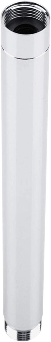 SnelShoppen - 8 Inch Douche Verlengtube Ronde RVS Handdouche Verlengpijp Chroom voor Badkamer Gebruik (201mm)