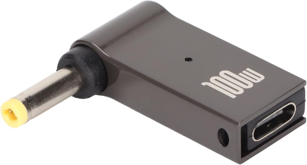 Type C Female naar DC 4x1.7mm Adapter - 100W PD Oplaadkabel - Compact en Lichtgewicht - Ideaal voor Laptop - ShopVlot