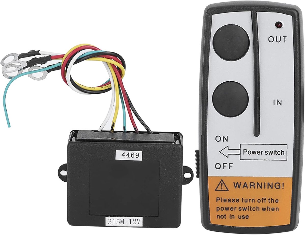 SnelShoppen - Draadloze Windlass Controller Anker Afstandsbediening Voor Boot - 12V Marine Accessoire - Tot 15 Meter Bereik - Professionele Windlass S