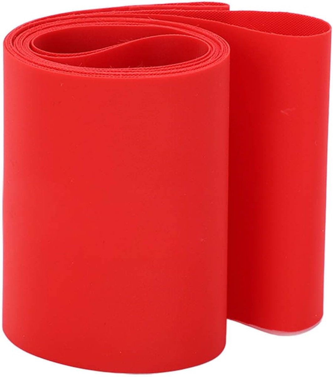 SnelShoppen - Fietsgarantie Banden Binnenband Tape 80mm, Fietsvelg Strip Antilek PVC, Geschikt voor 26 Inch Banden (rood)