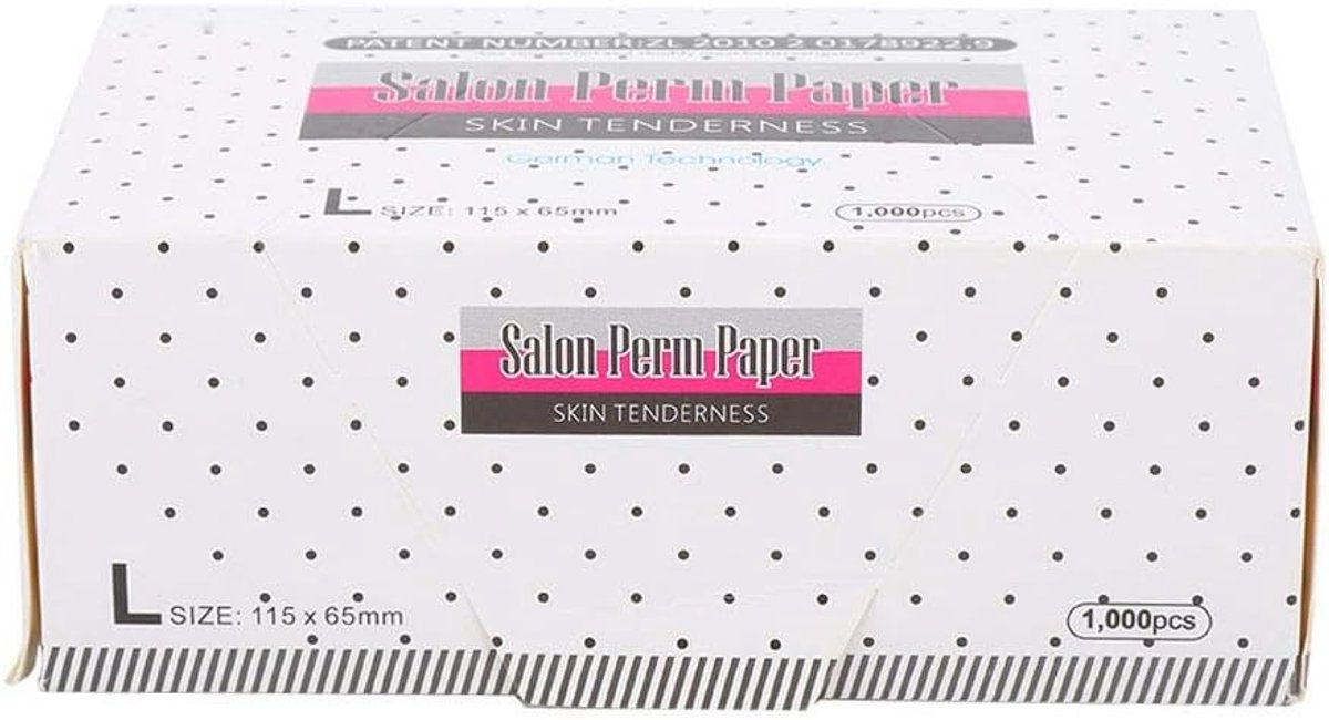 SnelShoppen - Haar Permanent Papier voor Krullen, Ultra-Dunne Mesh, Ademend, 100 Stuks, Professionele Haarstyling Gereedschappen voor Kappers, Wegwerp