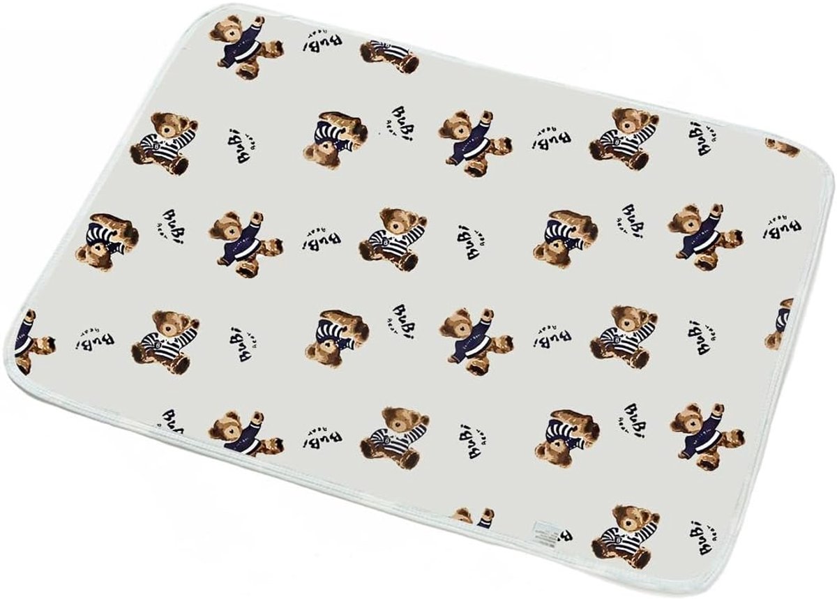 SnelShoppen - Draagbaar Aankleedkussen voor Pasgeborenen, Waterdicht en Opvouwbaar, Wasbaar in Wasmachine, Luierverschoning, Babyaccessoires, Cadeau v