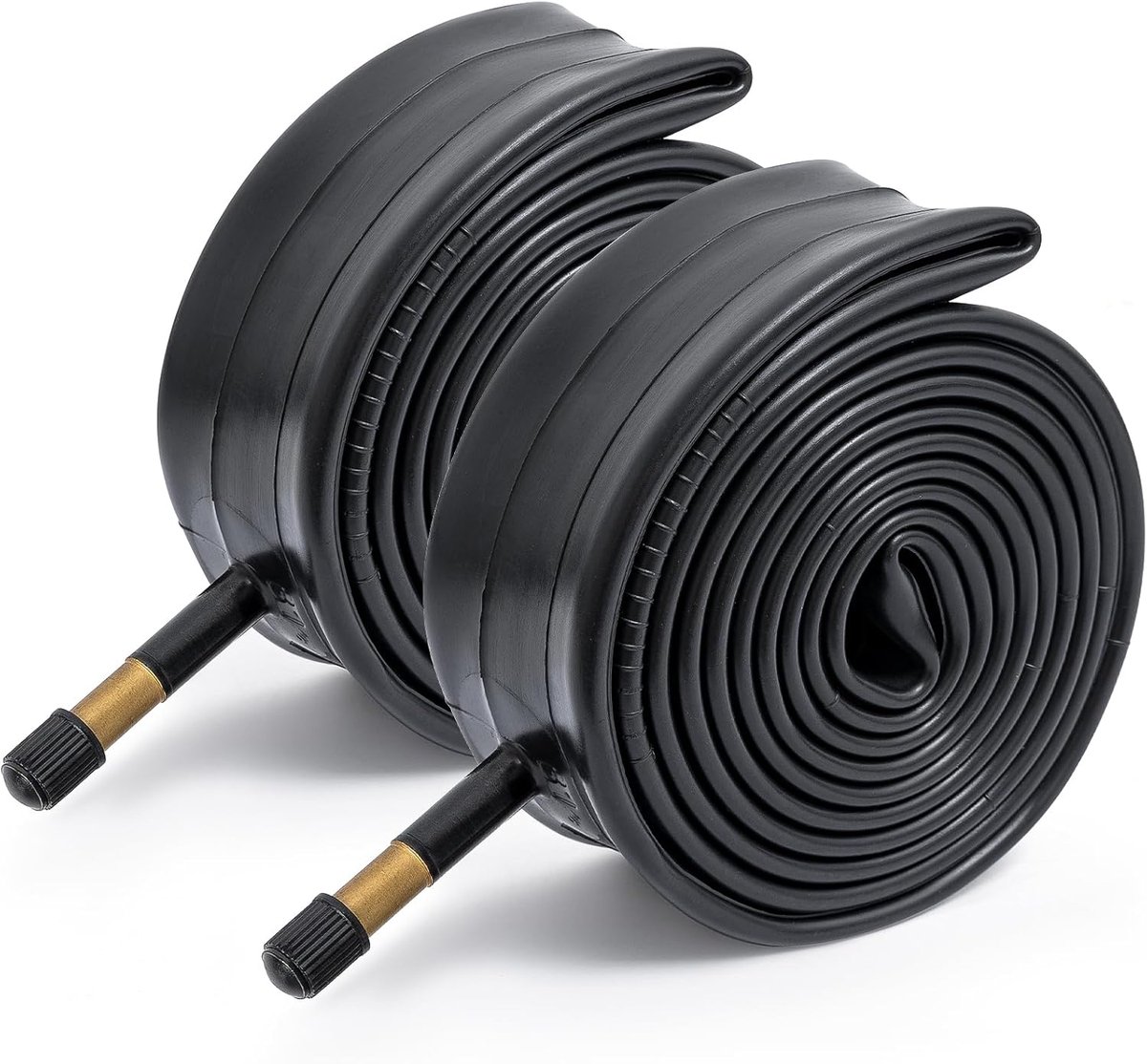 SnelShoppen - 26x2.125/2.40 Fiets Binnenbanden - Dikke Butyl Rubber 26 Inch Geschikt voor 54/62-559 Banden met AV48mm Schrader Ventiel - 2 Stuks