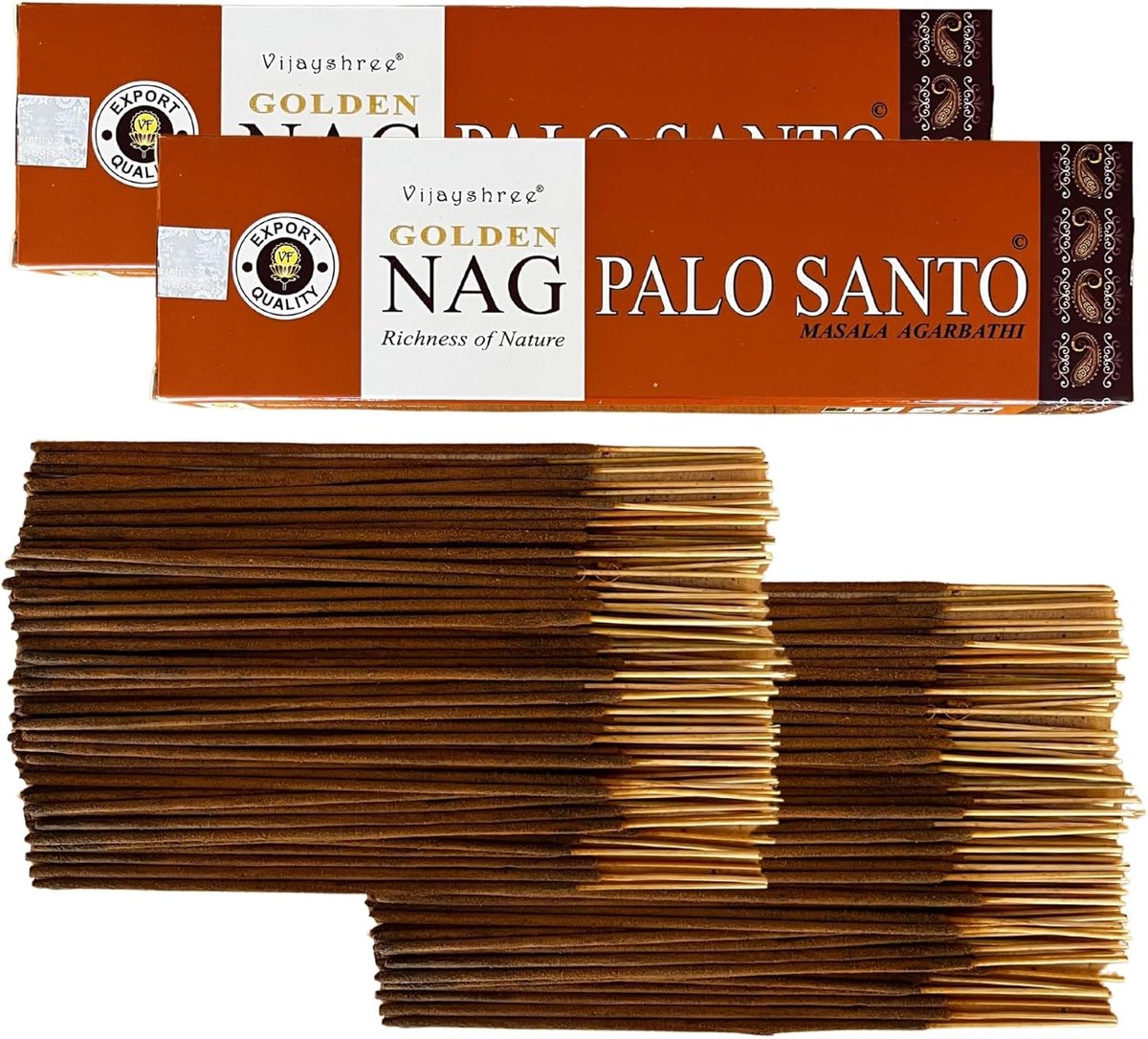 SnelShoppen - Palo Santo Wierook Sticks 200g, Aromatherapie, Meditatie, Yoga, Milieuvriendelijke Verpakking, 10 Packs van 20g, 140-180 Sticks
