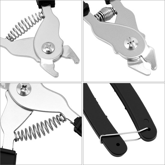 SnelShoppen - Worst Klem Pliers met 1200 Clips, Draad Gaas Pliers van Roestvrij Staal, Perfect voor Hekken, Dierkooien, Ergonomisch Ontwerp van Snelshoppen — afbeelding 5