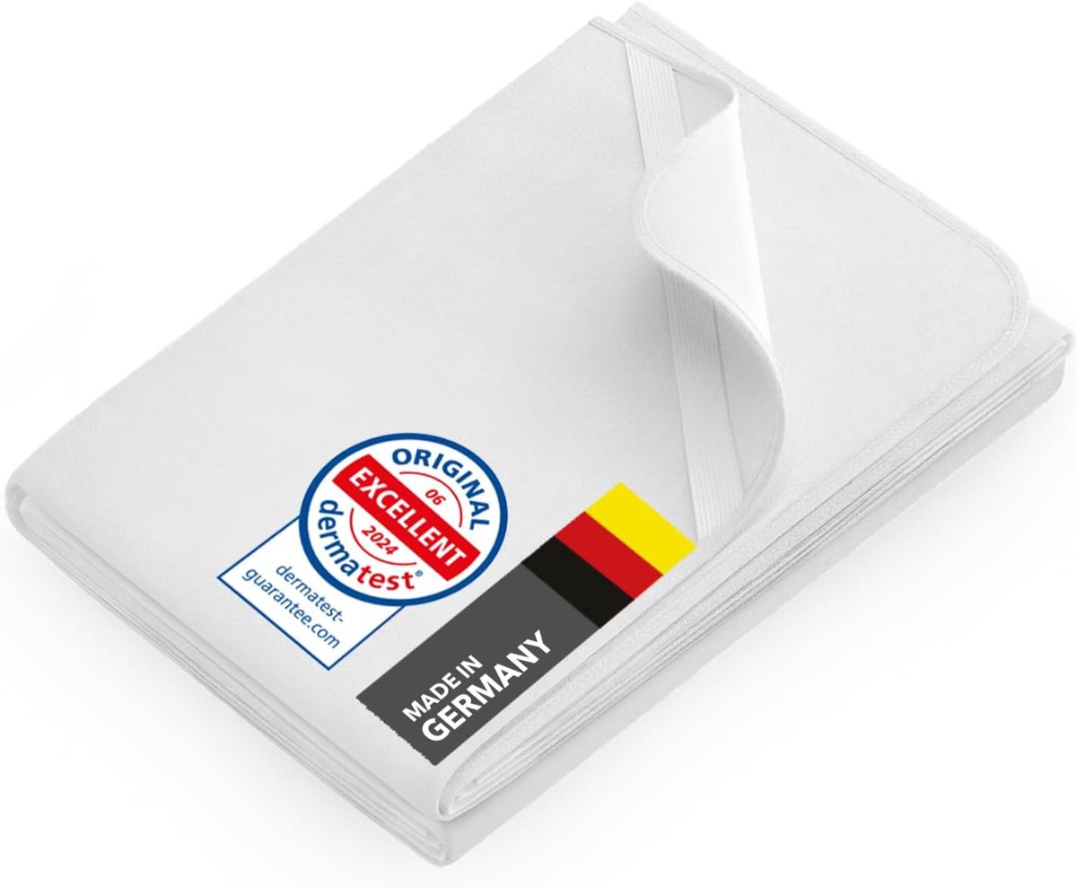 SnelShoppen - Fleece Matrasbeschermer 80x200 - 100% Katoen - Ademend en Vochtregulerend - Perfect voor Huis, Camping en Kinderen