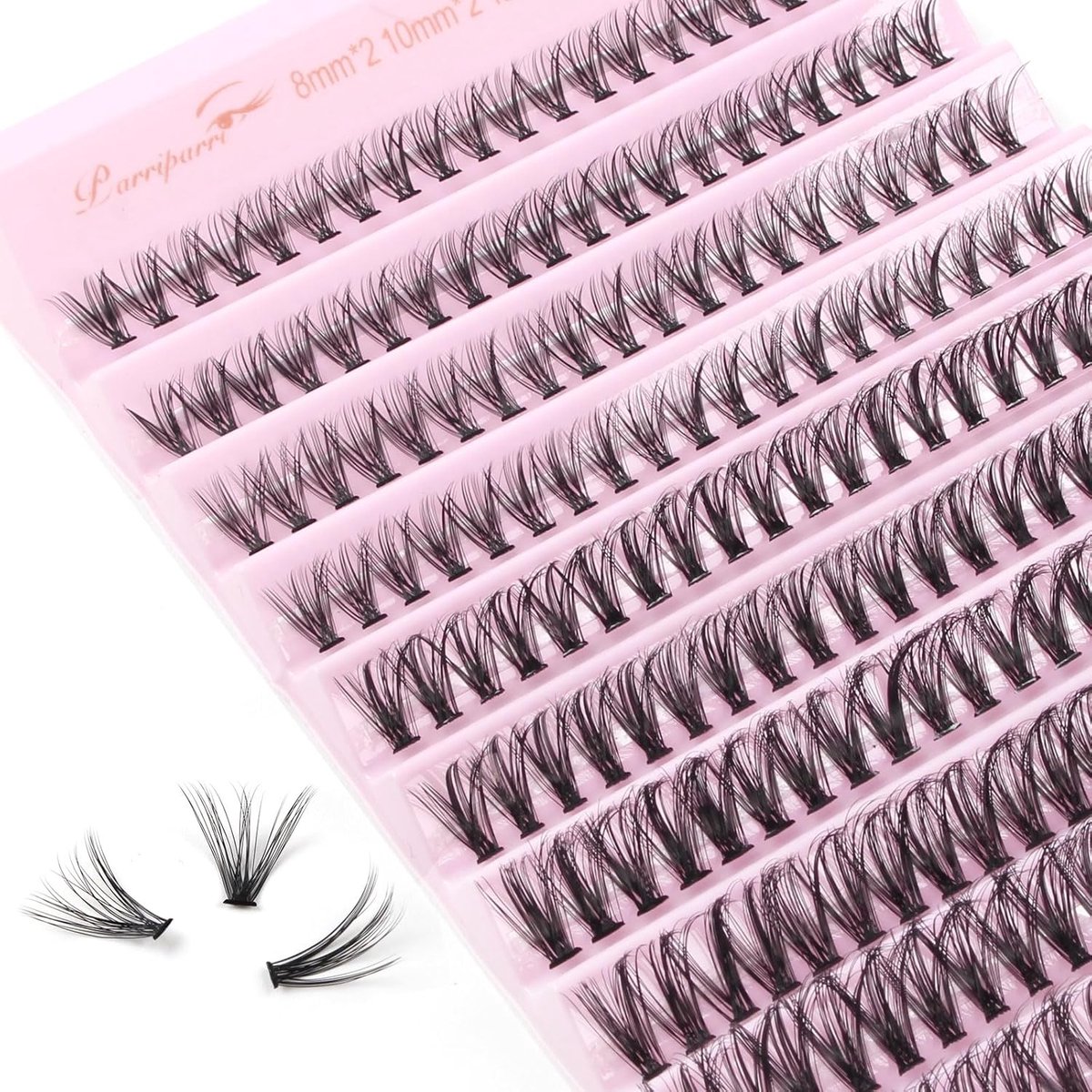 SnelShoppen - Volume Wimperextensions 200pcs 30D C Curl Natuurlijke Cluster Wimpers voor Professioneel Gebruik - Diverse Lengtes 8-16mm