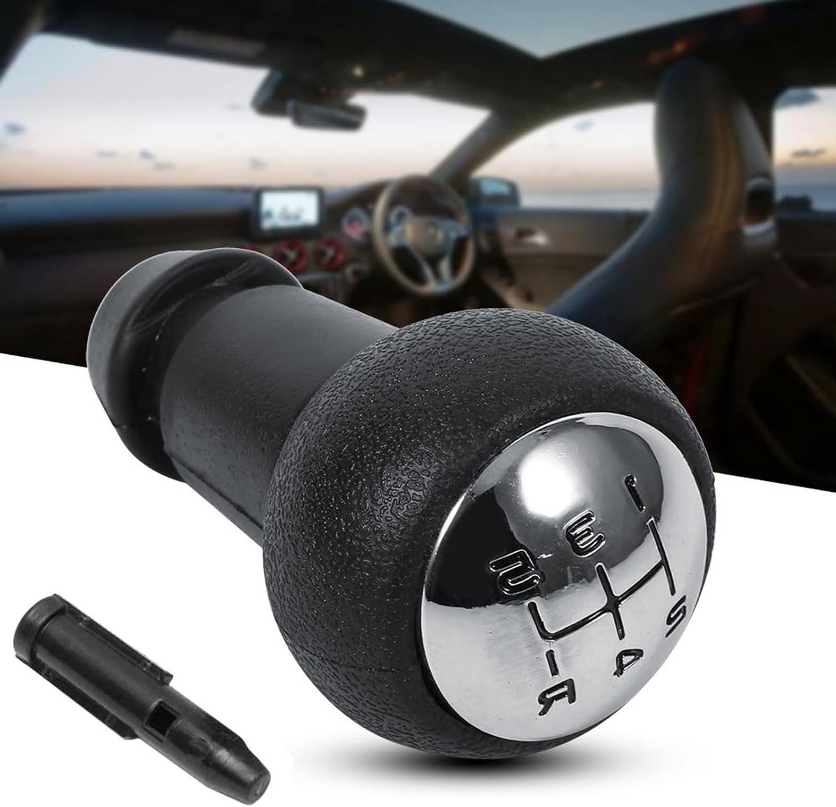 Autopookknop - Schakelknop Versnellingspook - Auto Interieur Verbeteren - Comfortabel Schakelen - 10x10 millimeter - Single handball