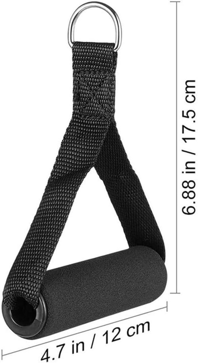 SnelShoppen - 4 Stuks Weerstandsband Handgrepen, Vervangbare Training Handvaten, Duurzaam en Comfortabel, Voor Fitness, Gym, Yoga, Sterkte Training, G