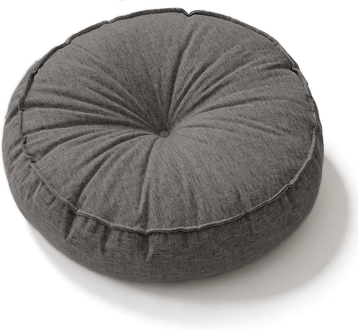 SnelShoppen - Ronde Vloerkussen 45x45 cm, Buiten Kussen, Meditatie Kussen, Yoga Kussen, Weerbestendig Polyester, Perfect voor Tuin, Camping, Woonkamer