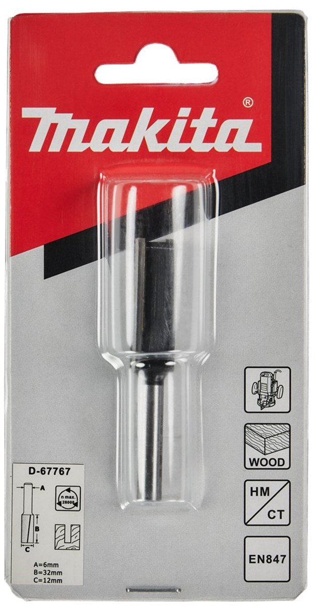 Makita D-67767 Groeffrees 12x32mm S6
