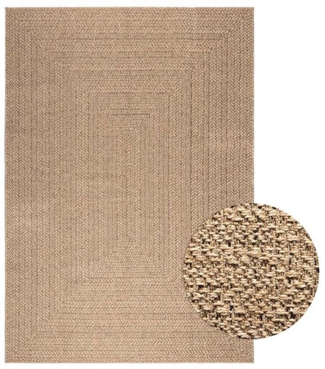 Mat Jute Look – Vloerkleed – Tapijt – Vloermat – Vloerbedekking – Extra Groot 160x230 cm –