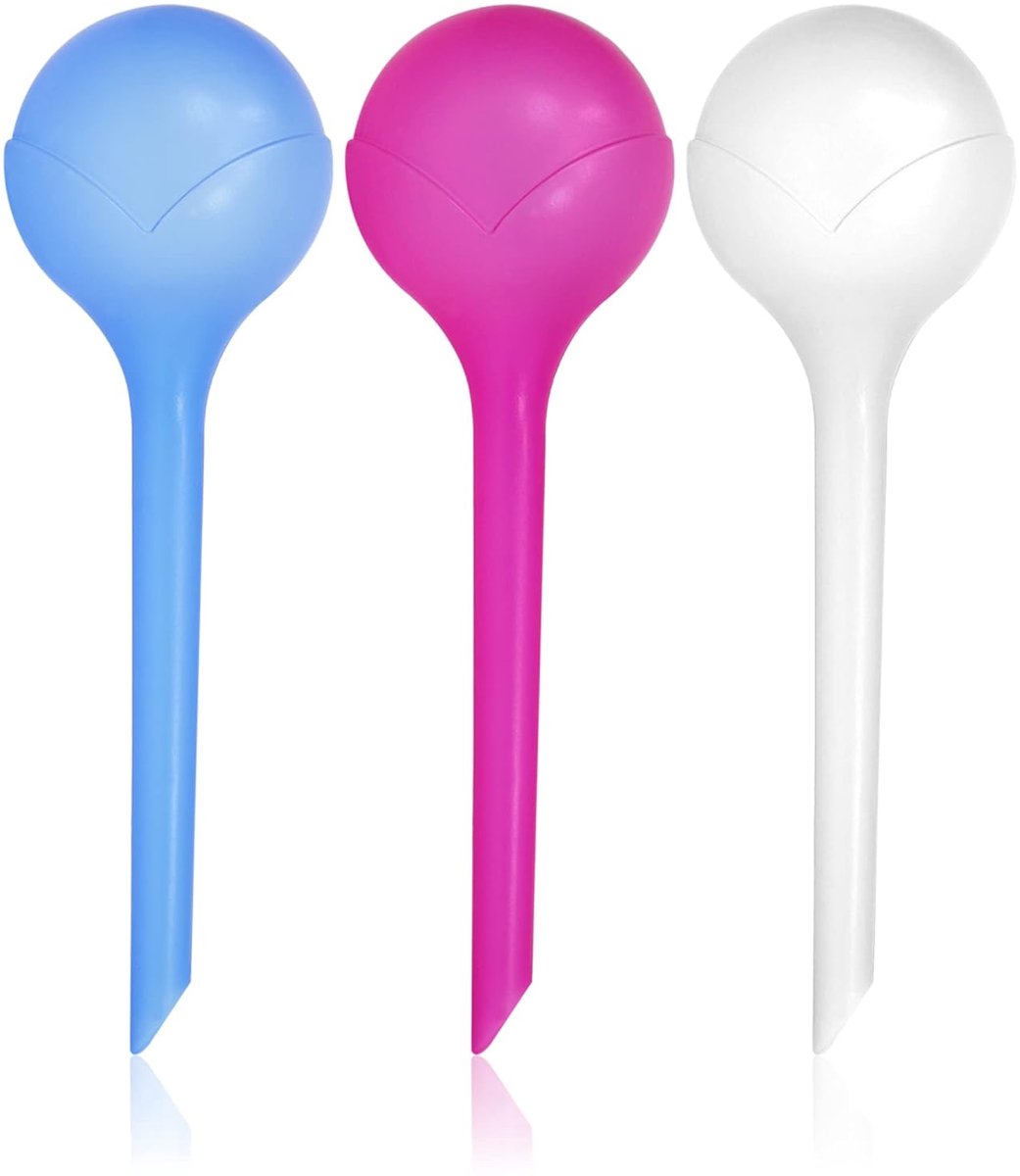 SnelShoppen - 3x Automatische Watering Ballen voor Binnenplanten - Waterdispenser voor Planten - Hydrospikes - Kleurig 3-Pack voor Gemakkelijk Waterge