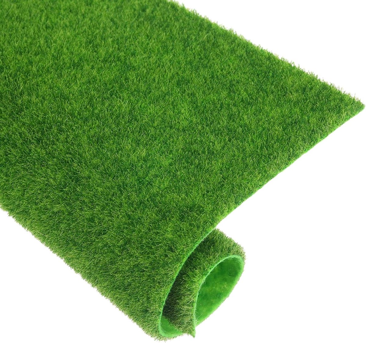 SnelShoppen - Kunstgras Tapijt 5-Pack 15x15 cm - Realistisch Nepgroen Gras Voor Tuin, Balkon, Patio, Landschapsdecoratie, 3 mm Dikte