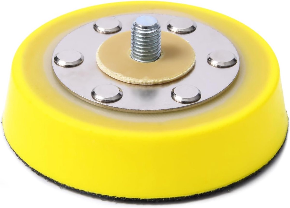 SnelShoppen - Polijstschijf 75 mm voor Orbital Schuurmachine, Luchtcompressor, Haakse Slijper/Poleerder, M8 Draad, 1 Stuk, Ideaal voor Houtbewerking e