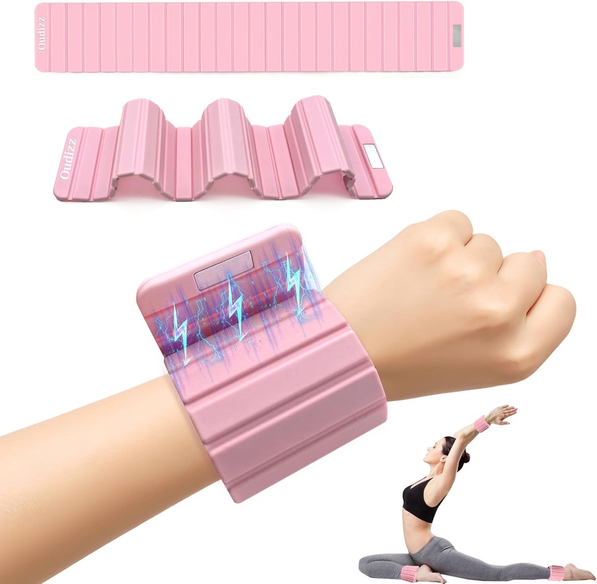 SnelShoppen - Verstelbare Pols- en Enkelgewichten Set voor Vrouwen - Ideaal voor Thuisworkouts, Fitness, Yoga, 2x0.5kg - Duurzaam en Comfortabel - Uni