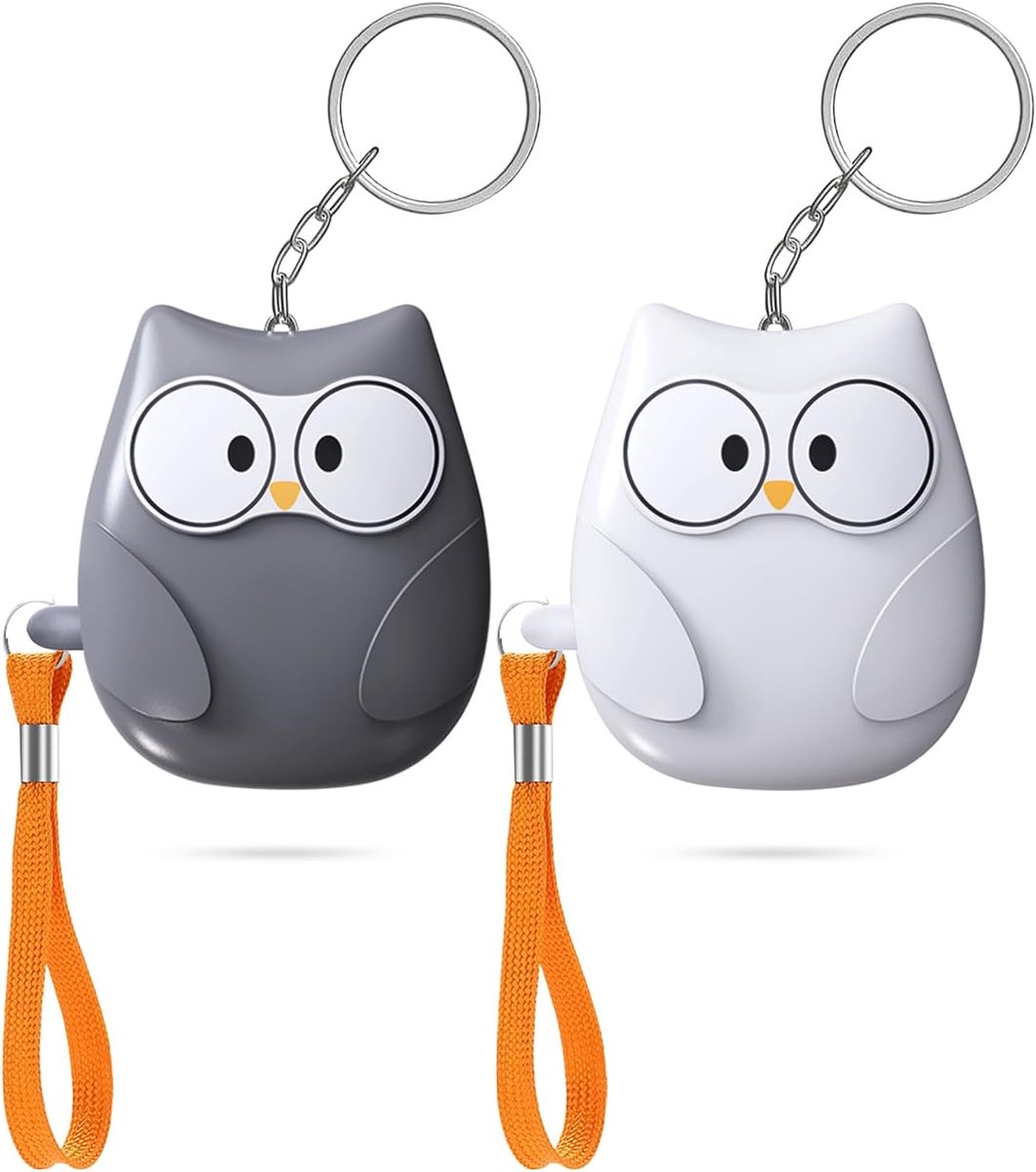 SnelShoppen - Persoonlijk Alarm 130 dB met Sleutelhanger, Veiligheidsalarm voor Kinderen, Ouderen en Vrouwen, Inclusief Mini LED Licht, Politie Goedge