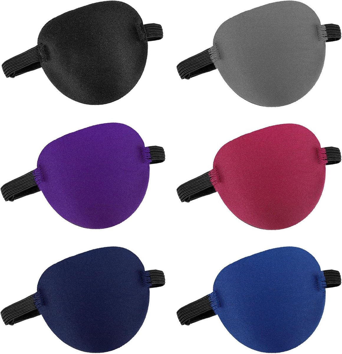 SnelShoppen - 6x Verstelbare Oogbeschermers voor Herstel - 3D Blinders voor Volwassenen - Medische Oogbescherming na Netvliesoperatie - Foam Padding -