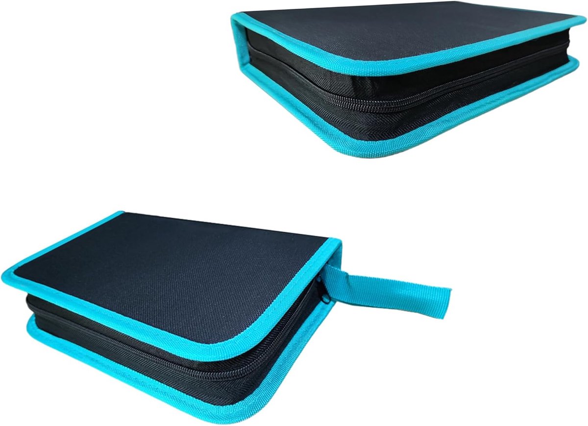 SnelShoppen - Kleine Draagbare Gereedschapszak met Handlus, Zwart met Groen, Waterdicht 600D Oxford Stof, 26 x 15 x 5.5 cm voor Tuin, Klussen, Camping