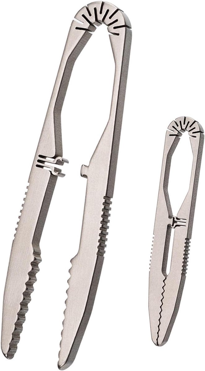 SnelShoppen - EDC Titanium Tweezers - Precisie Pincet voor Huidverzorging, Hobby & Knutselen - Lichtgewicht, Roestvrij, Duurzaam - Geschikt voor Thuis