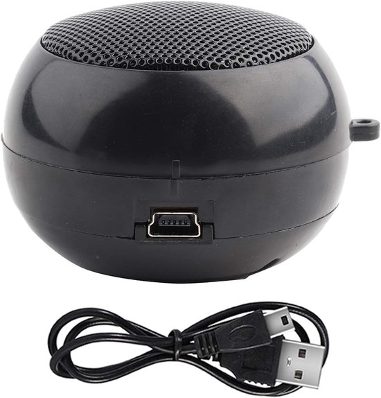 SnelShoppen - Mini Speakers met Jackplug, Draagbare 3.5mm Loud Phone Speaker met Ingebouwde Batterij voor Mobiele Telefoon, MP3 en PC, Oplaadbare Plug van Snelshoppen — afbeelding 3