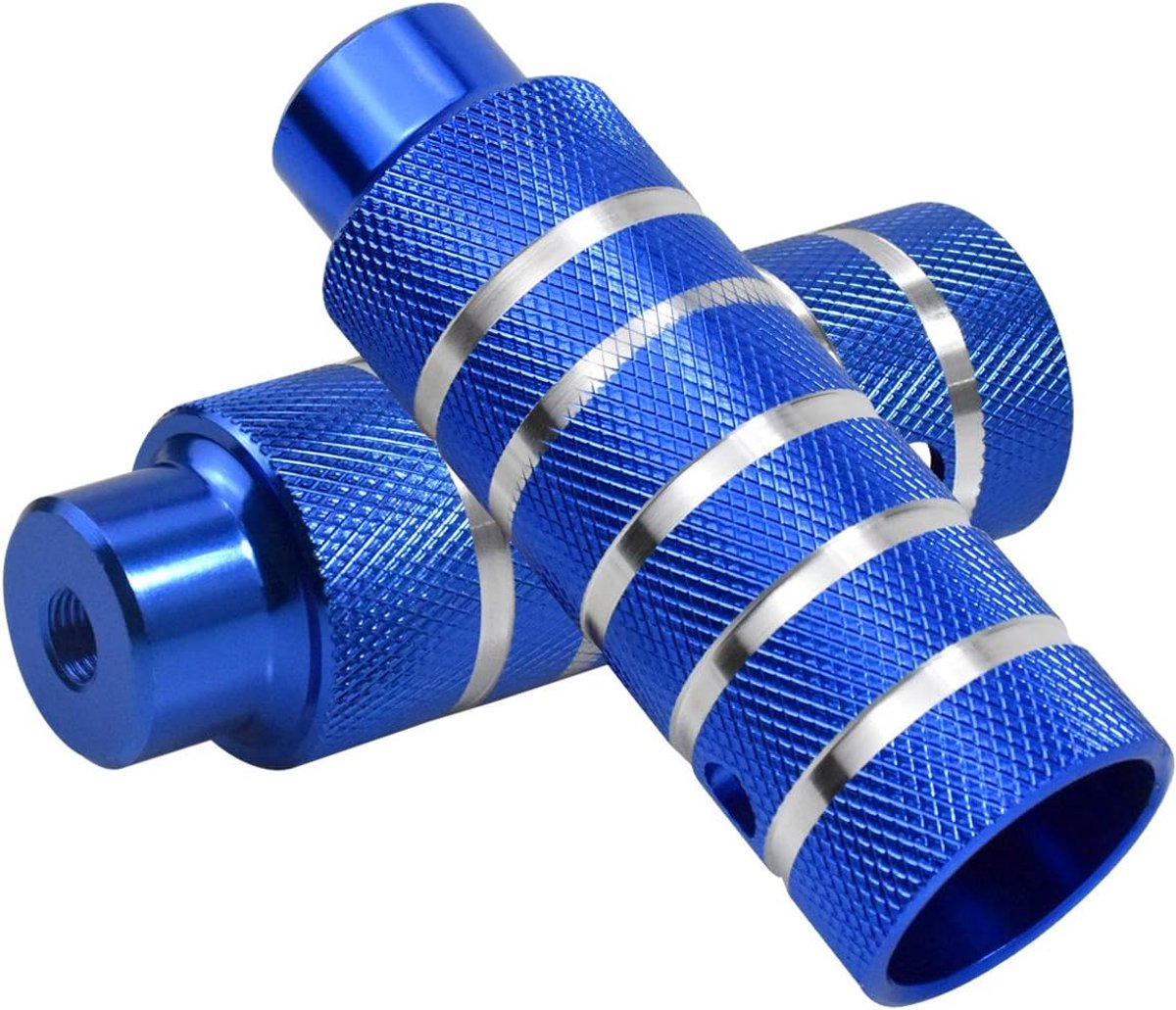 SnelShoppen - 2 Stuks Universele Bike Pegs Aluminium Voetsteunen voor Fiets, BMX Achtervoeten Pedalen, Draagvermogen 220 lbs, Geschikt voor Mountainbi