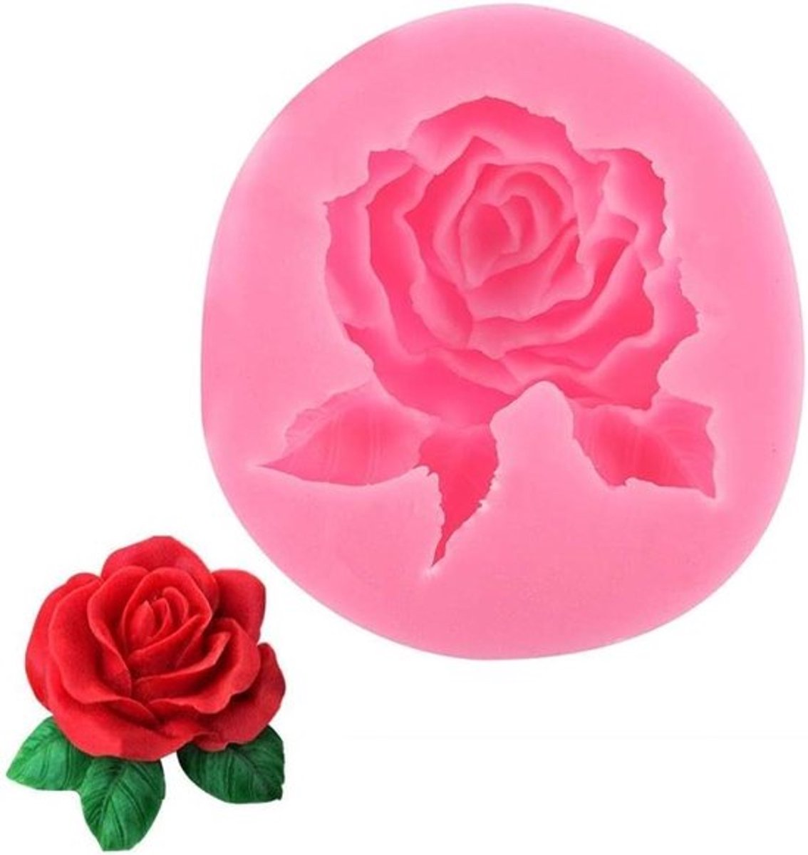 Siliconen Mallen Bloemvorm Decoratie Gereedschap - Anti-aanbaklaag - BPA-vrij - Taartdecoratie - Chocolade Zeep Handgemaakt - Snoep Maken