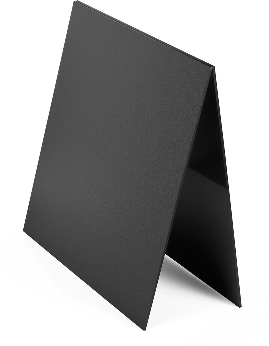 Set van 2 Plastic Platen 30 x 20 cm - 3 mm Hoogwaardige ABS Kunststof voor Creatieve Projecten en Huisdecoratie