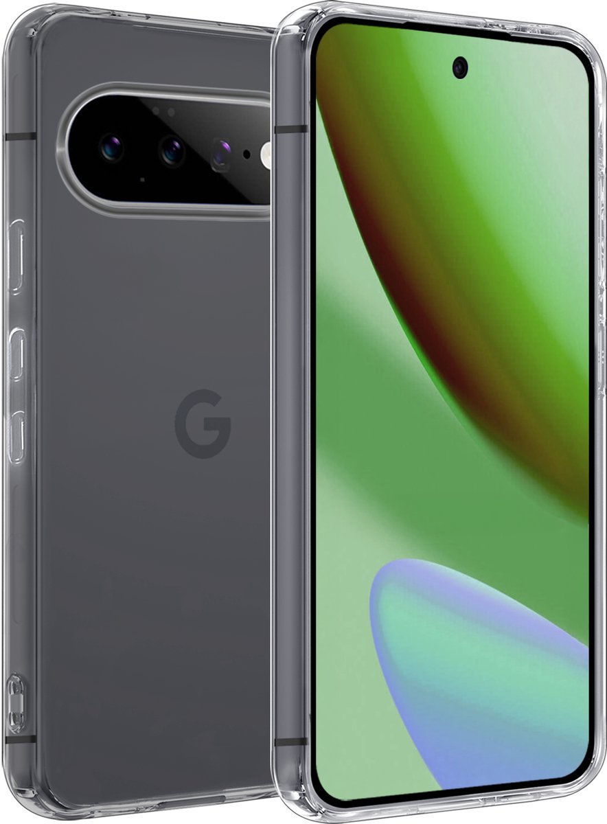Hoesje Geschikt voor Google Pixel 11 - Sterk & Shockproof - Hoes Cover - Siliconen Case - Transparant