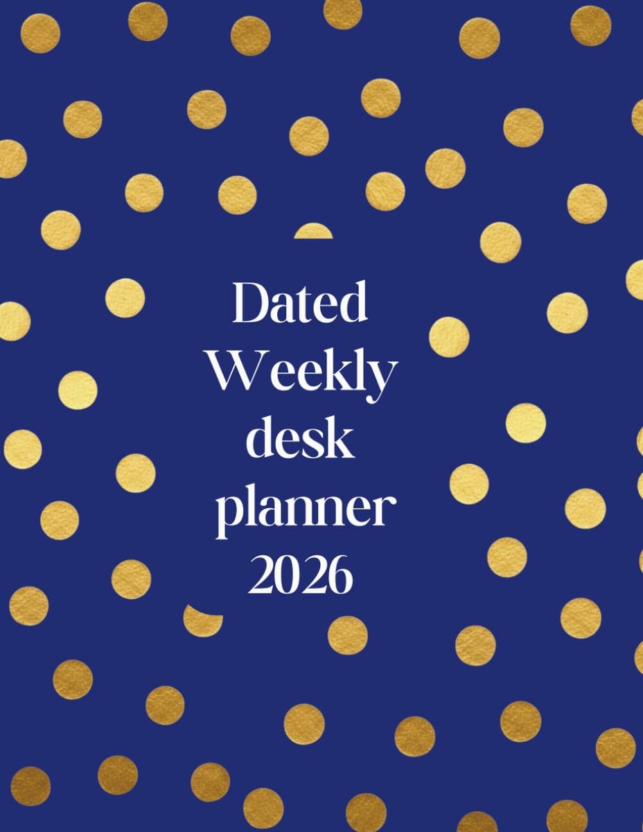SnelShoppen - Dated Weekly Desk Planner A4 - Organiseer jouw week - Professionele planner met datum, ruimte voor notities, ideaal voor kantoor, school