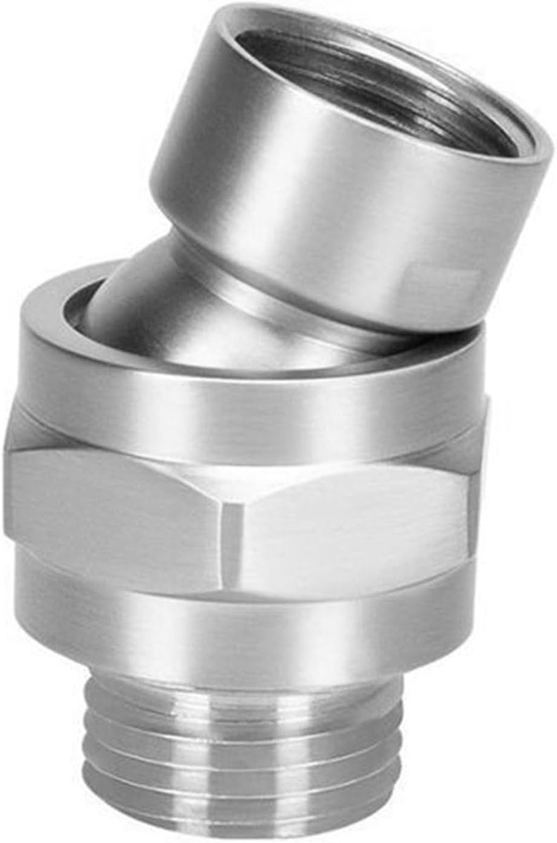 SnelShoppen - Hinge Douchesysteem - Handdouche Adapter 360° Rotatie - Hoogwaardige Messing G1/2 - Duurzaam en Corrosiebestendig - Perfect voor Badkame