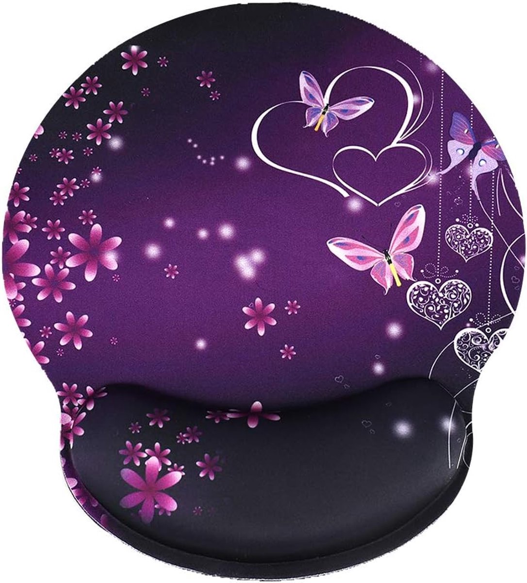 SnelShoppen - Ergonomische Muismat met Polssteun - Comfortabele Muismat voor Computergebruik - Zachte Polssteun - Antislip Onderkant - Ideaal voor Kan