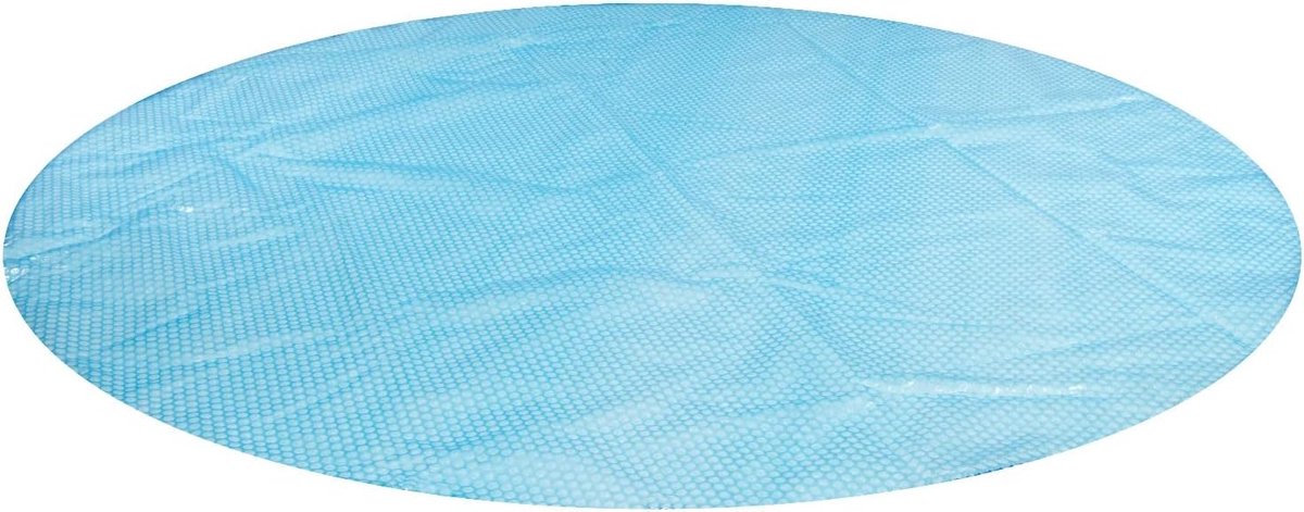 Thijox - Solar Afdekzeil Rond 366 cm | Verwarmt en Isoleert | Ideaal voor Zwembad, Tuin, Camping | Hoge Kwaliteit, Duurzaam, Blauw