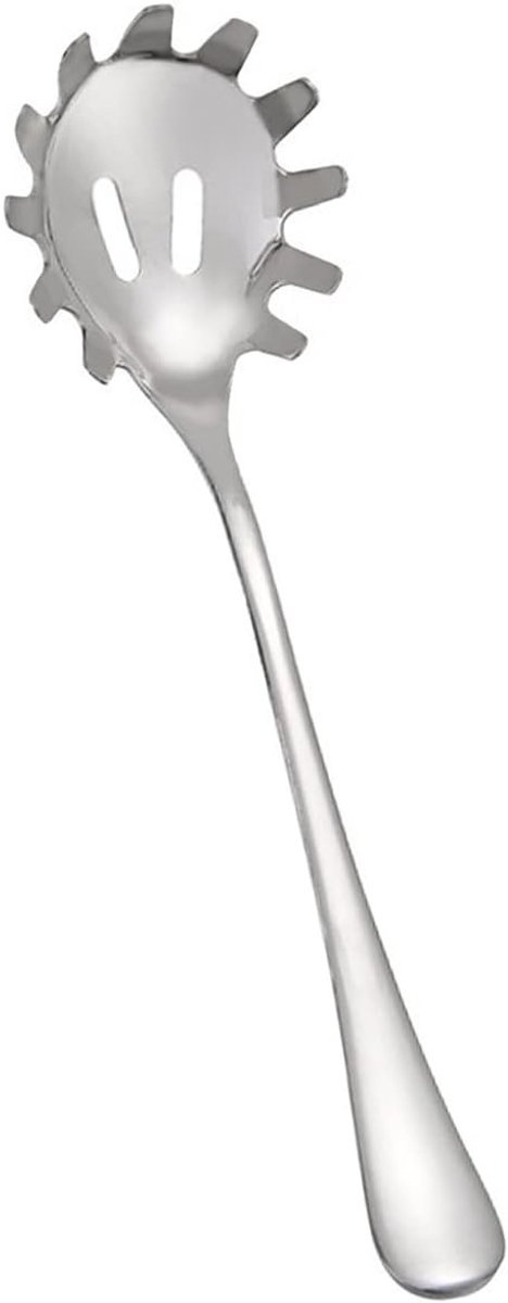Professionele Spaghetti Server van RVS - Ideaal voor Pasta, Spaghetti en Noodles, 24cm Lange Handgreep