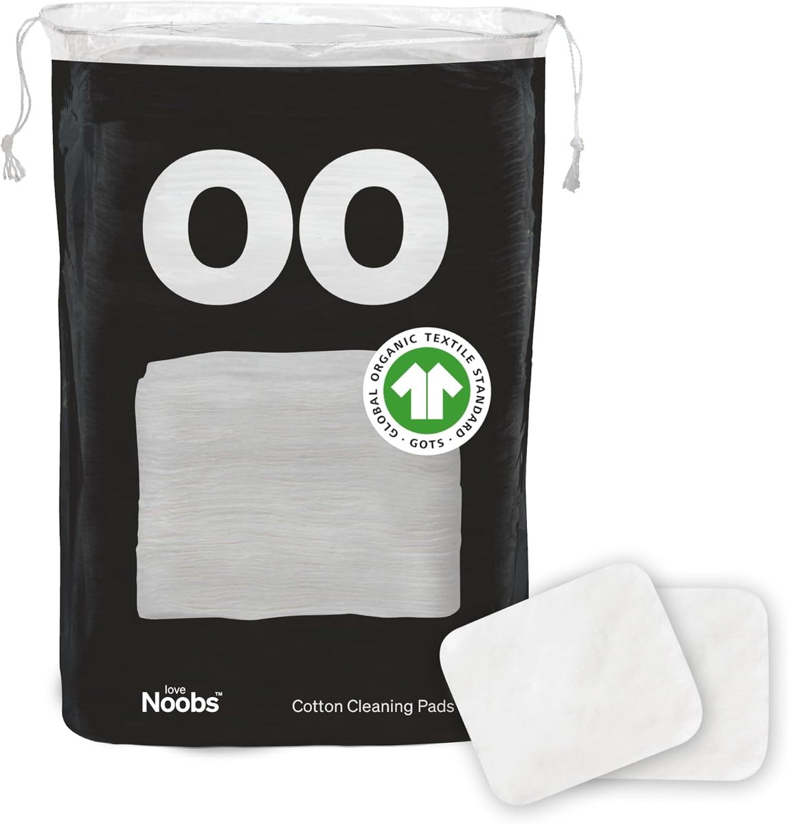 SnelShoppen - Baby Katoenen Pads - Grote Katoenen Vierkanten voor Gevoelige Huid - Wegwerpwipes - Biologisch Afbreekbare Pads, Verpakking van 60 Stuks