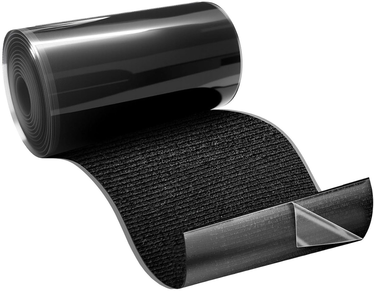 Duurzame Zwarte Textieltape 10 cm x 2 m - Zelfklevend, Waterdicht en Wasbaar voor Tent, Meubels en Auto-reparaties