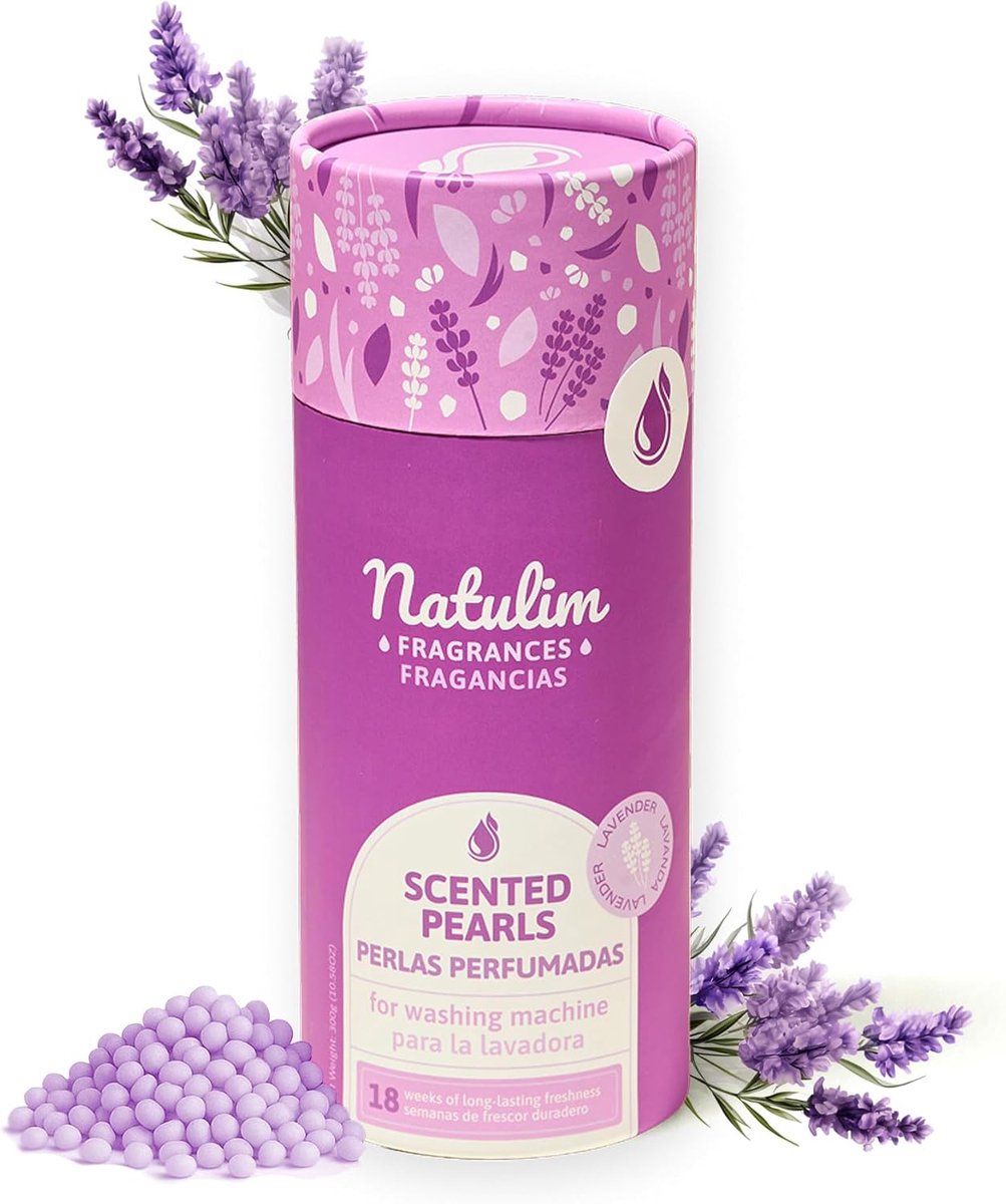 SnelShoppen - Geurparels voor Kleding - Langdurige Aromatisering - Geschikt voor Gevoelige Huid - 30 Wasbeurten - Lavendel Geur - Ideaal voor Alle Kle