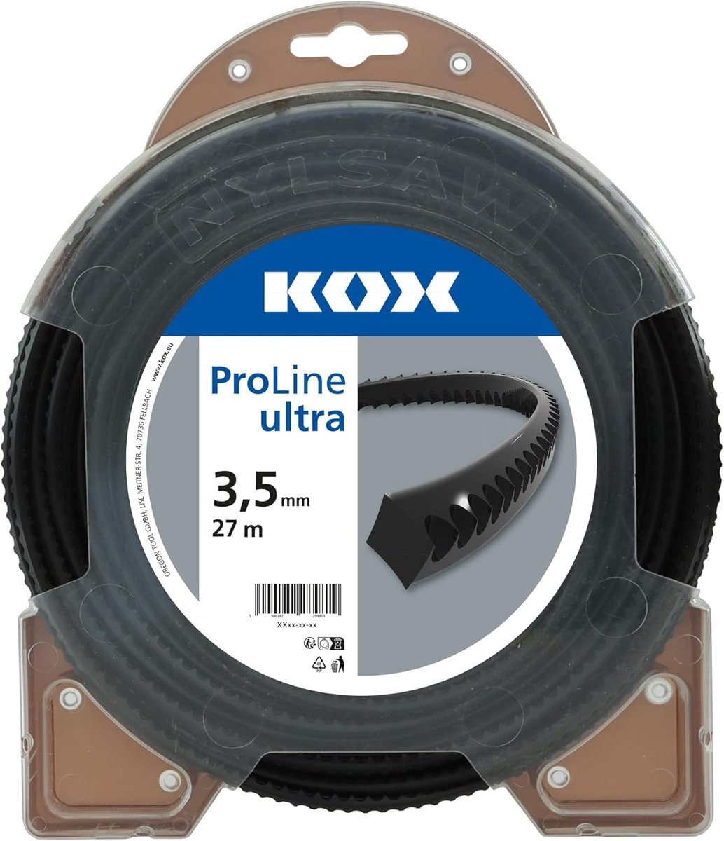 SnelShoppen - Trimmingsdraad ProLine Ultrat 3 mm, 132 m Lengte, Sterke Bosmaaier Draad, Hoog Snijdend Vermogen, Duurzaam en Vibreervrij, Voor Tuinonde