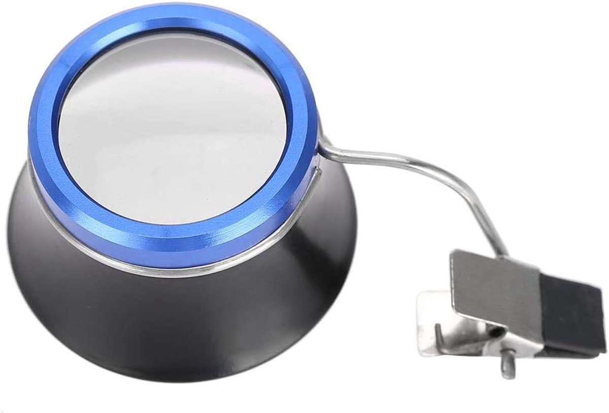 SnelShoppen - Handfree Vergrootglas voor Horlogemakers - 20x Vergroting Clip-on Loep voor Optische Glazen, Lichtgewicht Thermoplastisch, Ideaal voor H