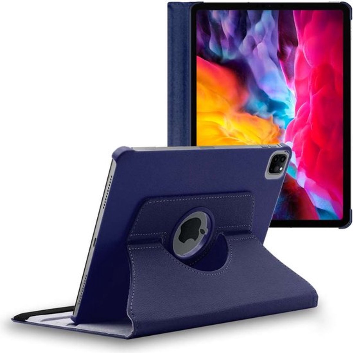 ebestStar - Hoes geschikt voor iPad Air (2020) 10.9, iPad Air 4 Apple, Roterende Etui, Case, 360° Draaibaar hoesje, Donkerblauw